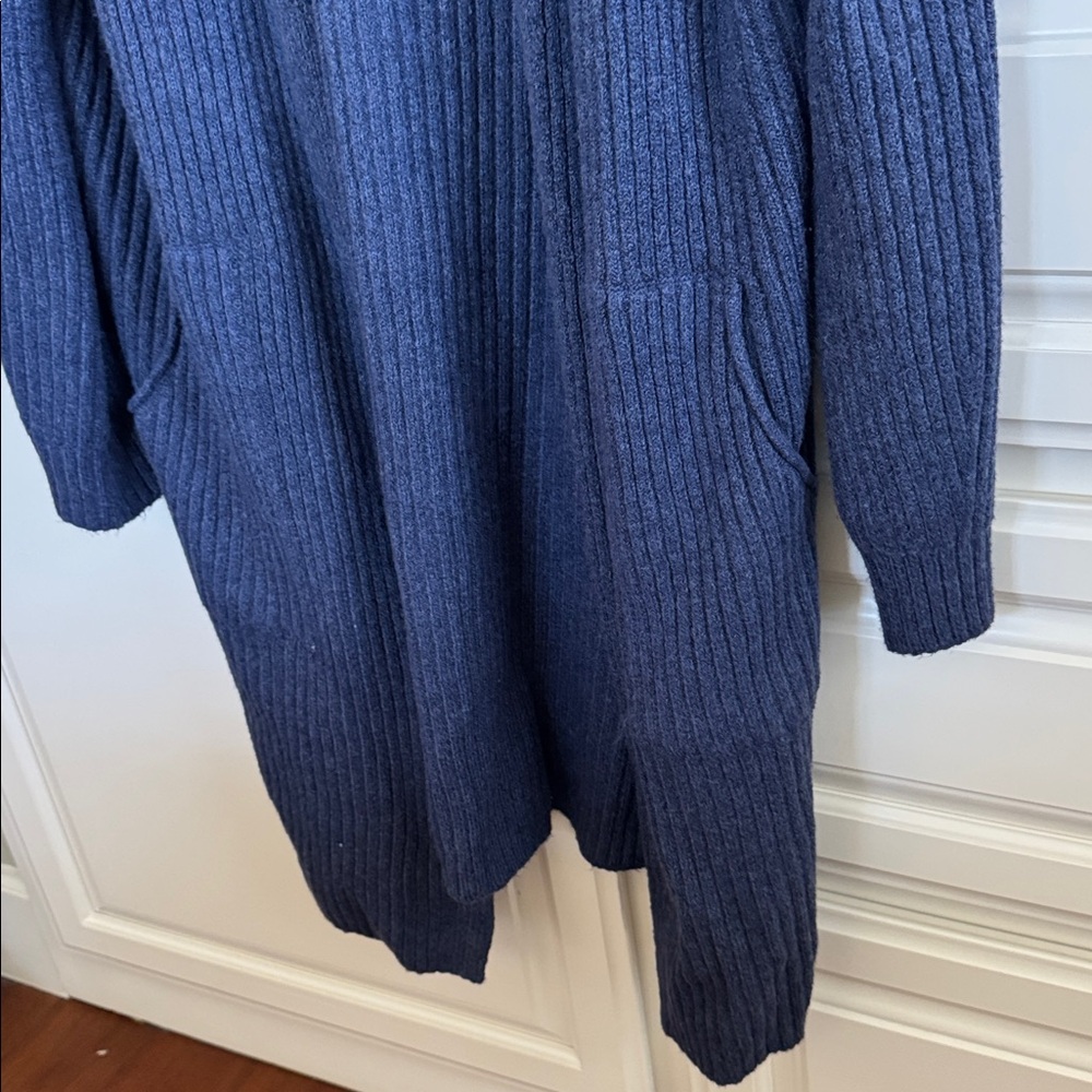 Universal Thread Deep Blue Ribbed Cardigan - Picture 5 of 8
